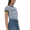 STRIPED COTTON JERSEY T-SHIRT