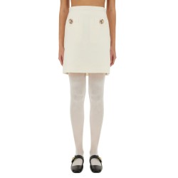 SOLID CREPE COUTURE SKIRT
