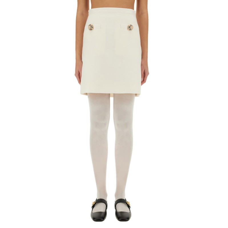 SOLID CREPE COUTURE SKIRT