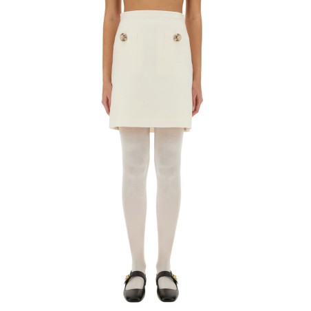 SOLID CREPE COUTURE SKIRT