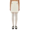 SOLID CREPE COUTURE SKIRT