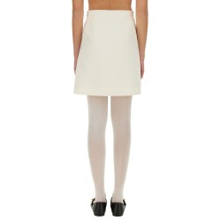 SOLID CREPE COUTURE SKIRT