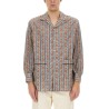 PAJAMA SHIRT WITH "VOYAGE IMAGINAIRE" PRINT
