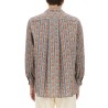 PAJAMA SHIRT WITH "VOYAGE IMAGINAIRE" PRINT