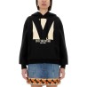 COTTON HOODIE WITH PRINT
