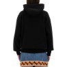COTTON HOODIE WITH PRINT