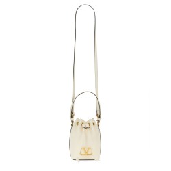 "VLOGO SINGATURE" MINI BUCKET BAG