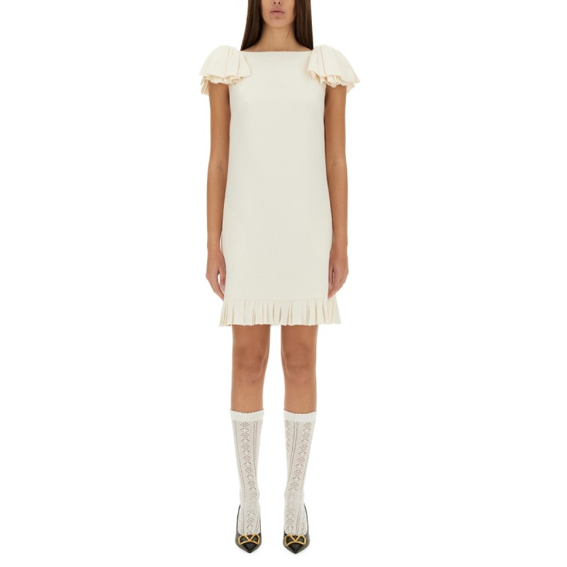 CREPE COUTURE SHORT DRESS