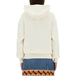 COTTON HOODIE WITH PRINT