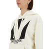 COTTON HOODIE WITH PRINT