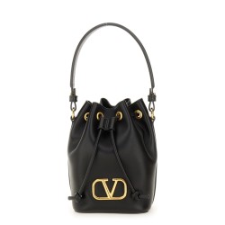"VLOGO SINGATURE" MINI BUCKET BAG