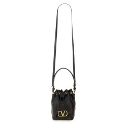 "VLOGO SINGATURE" MINI BUCKET BAG
