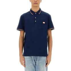 POLO SHIRT WITH VLOGO PATCH