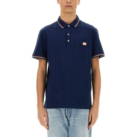POLO SHIRT WITH VLOGO PATCH
