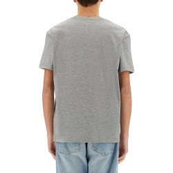 COTTON T-SHIRT WITH "VLOGO" PATCH