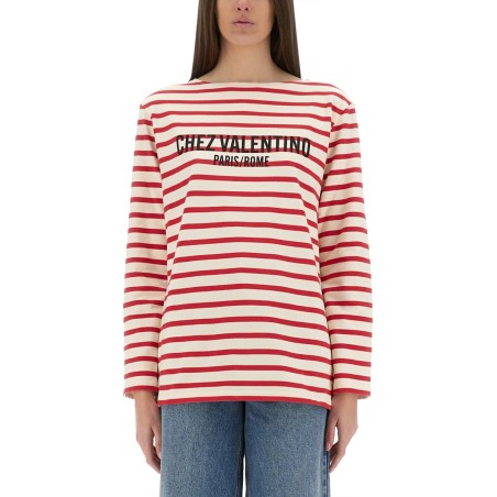 COTTON LONG SLEEVE T-SHIRT WITH PRINT