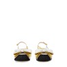 45MM MOIRÉ FABRIC BOWOW SLINGBACK DÉCOLLETÉ