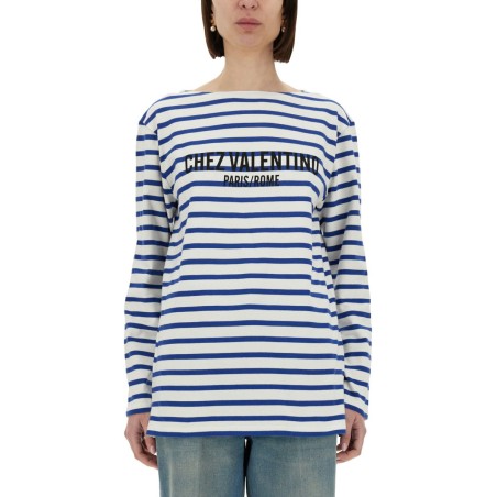 COTTON LONG SLEEVE T-SHIRT WITH PRINT