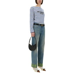 COTTON LONG SLEEVE T-SHIRT WITH PRINT
