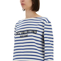 COTTON LONG SLEEVE T-SHIRT WITH PRINT
