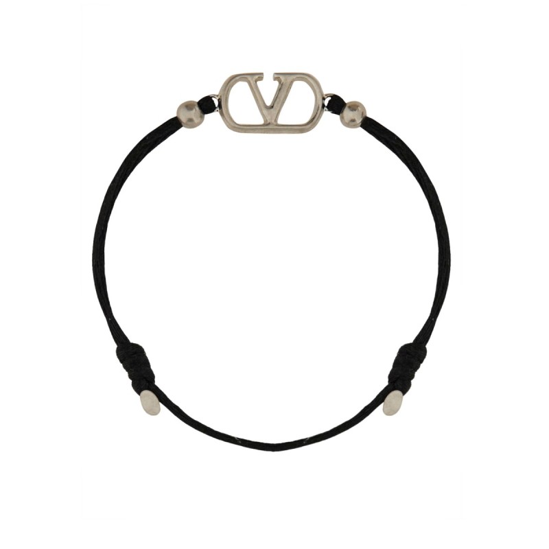 COTTON "VLOGO SIGNATURE" BRACELET
