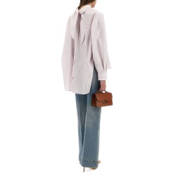 BLOUSE WITH KNOTTED COLLAR