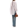 BLOUSE WITH KNOTTED COLLAR