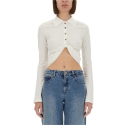 CROPPED POLO SHIRT "TWIST"