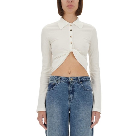 CROPPED POLO SHIRT "TWIST"