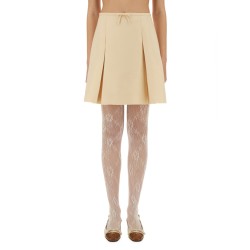 CREPE COUTURE SHORT SKIRT