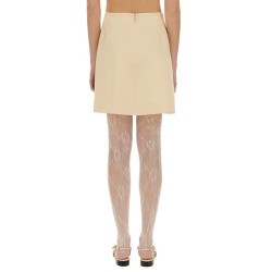 CREPE COUTURE SHORT SKIRT