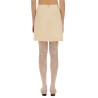 CREPE COUTURE SHORT SKIRT
