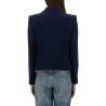 VISCOSE JACKET WITH BOW
