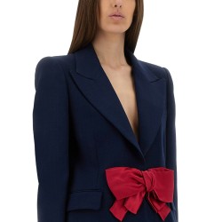VISCOSE JACKET WITH BOW