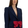 VISCOSE JACKET WITH BOW