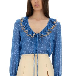 LIGHT GEORGETTE PRINT PLUSDEPOIS SHIRT