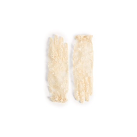 GLOVES WITH RUFFLES