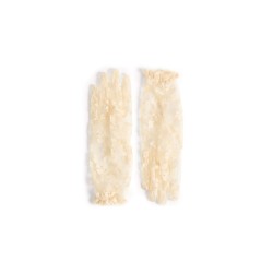 GLOVES WITH RUFFLES