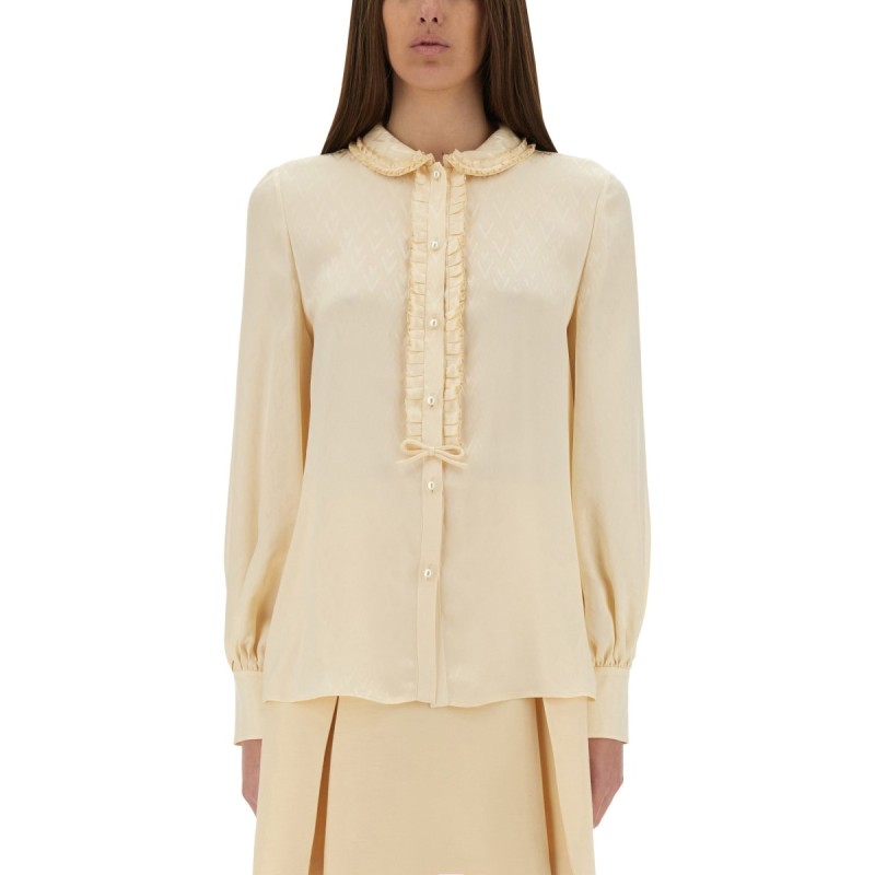 "TOUTE LA V" SILK JACQUARD SHIRT "TOUTE LA V" SILK JACQUARD SHIRT