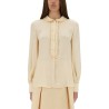 "TOUTE LA V" SILK JACQUARD SHIRT