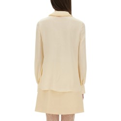"TOUTE LA V" SILK JACQUARD SHIRT