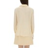 "TOUTE LA V" SILK JACQUARD SHIRT