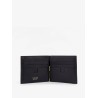 Leather wallet with logo