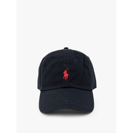 Cotton baseball hat with logo embroidery