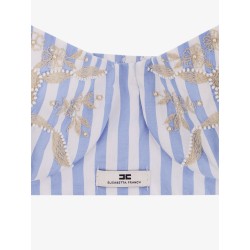 Beha striped cotton top