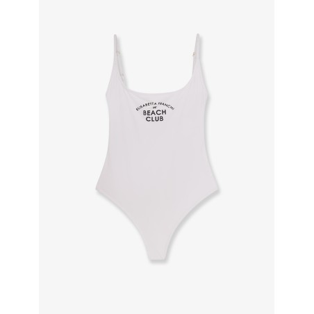 One-piece swimsuit with Logo print