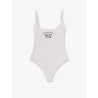 One-piece swimsuit with Logo print