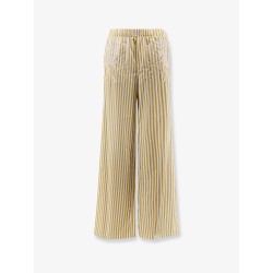 Celana striped cotton pajamas trousers