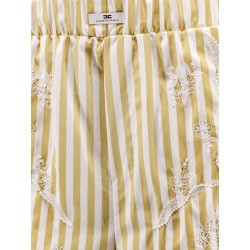 Celana striped cotton pajamas trousers