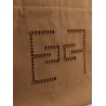 Canvas shoulder bag with logo